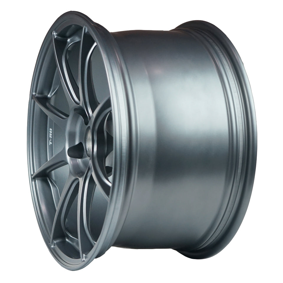 Titan 7 T-R8 (Sold Individual / Satin Titanium) - 17x9.0 / +45