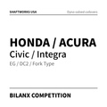 Bilanx Competition coilovers – Honda / Acura Civic / Integra EG / DC2 / Fork Type
