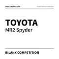 Bilanx Competition coilovers – Toyota MR2 Spyder