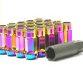 Wheel Mate Muteki SR48 Open End Locking Lug Nut Set of 4 - Titanium 12x1.50 48mm